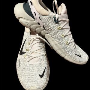 Nike Free Run 5.0
 White and Black, green and purple  Athletic running  Shoes
